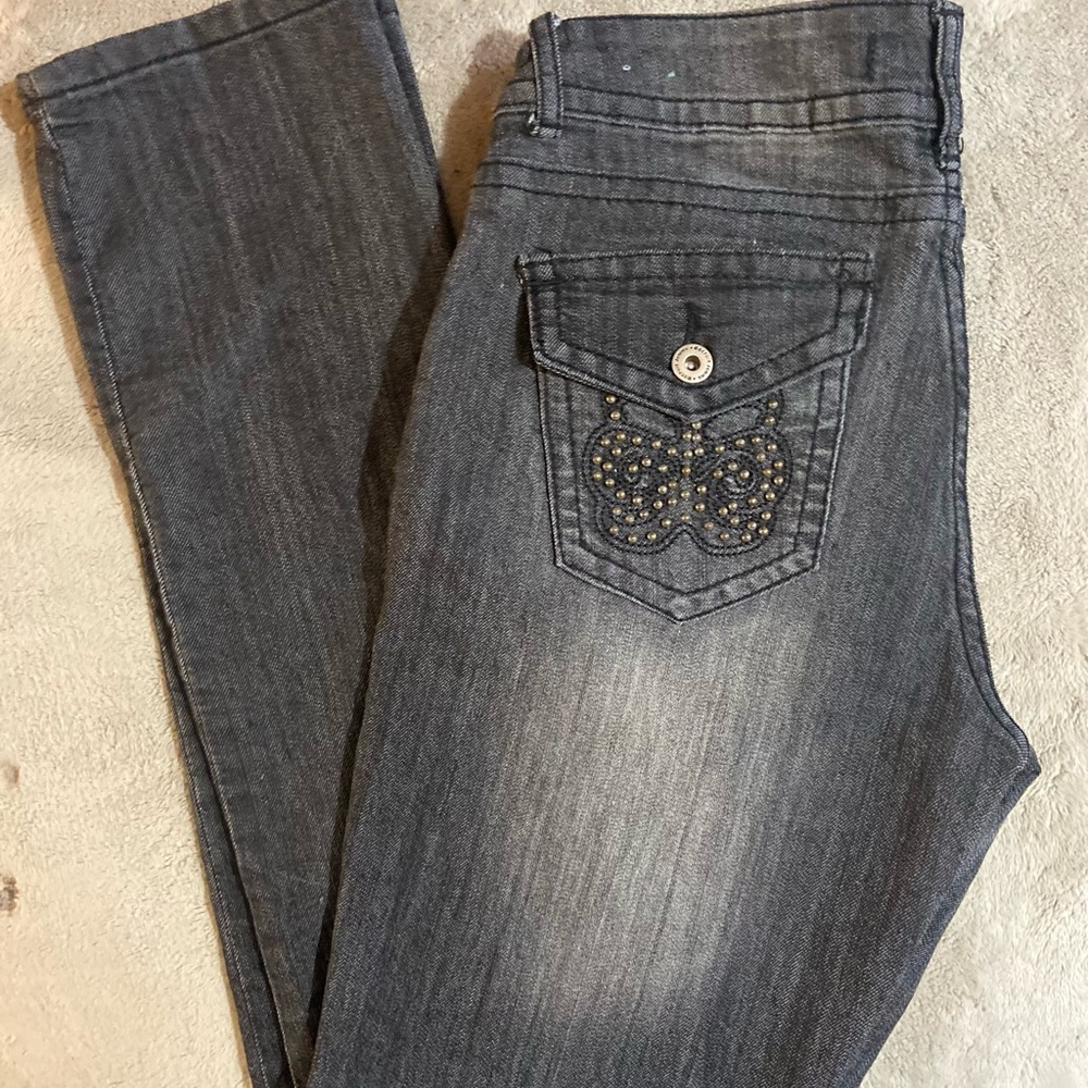 💜Elegant Black Women's Straight Leg Jeans💜